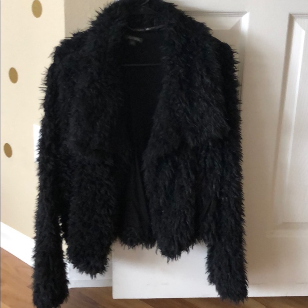 Faux fur jacket